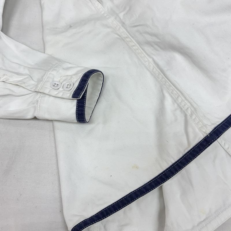古着 USED ジャケット、上着 ジャンパー、ブルゾン J.COMPTON SONS＆WEBB社 70-80年代 ビンテージ セーラーカラー シーマンズコート ジャケット - 白 / ホワイト / white X 紺 / ネイビー / navy メンズ USED 古着 中古 50151345