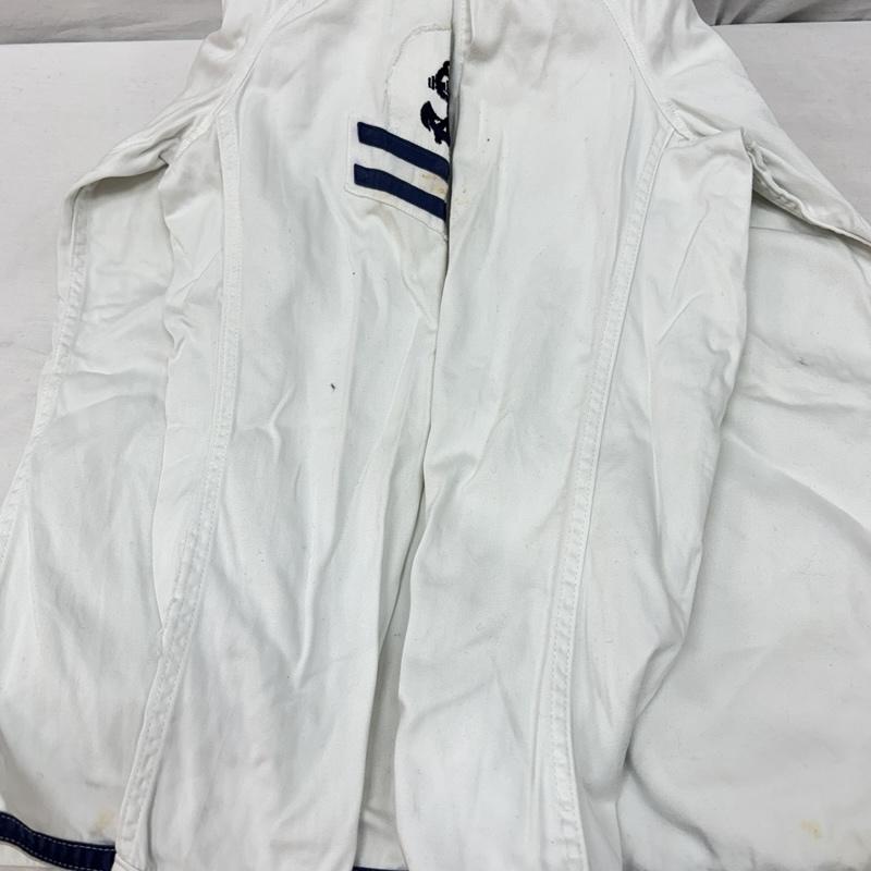 古着 USED ジャケット、上着 ジャンパー、ブルゾン J.COMPTON SONS＆WEBB社 70-80年代 ビンテージ セーラーカラー シーマンズコート ジャケット - 白 / ホワイト / white X 紺 / ネイビー / navy メンズ USED 古着 中古 50151345
