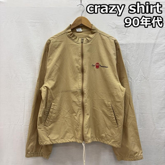 古着 USED ジャケット、上着 ジャンパー、ブルゾン crazy shirt クレイジーシャツ 90年代 ビンテージ USA製 スタンドカラー ジャケット 90s VINTAGE XL メンズ USED 古着 中古 50151347