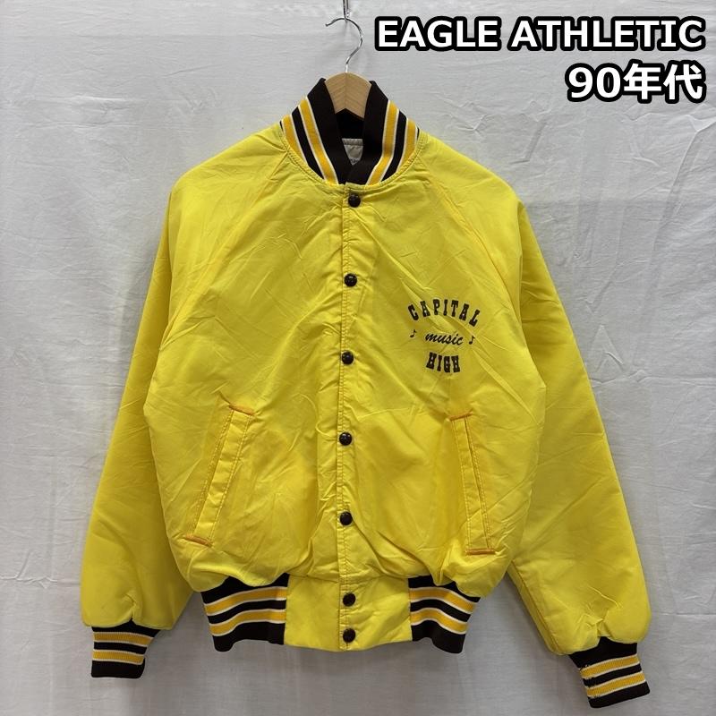 古着 USED ジャケット、上着 ジャンパー、ブルゾン EAGLE ATHLETIC 90年代 ビンテージ USA製 中綿 ナイロン スタジャン 90s VINTAGE S 黄 / イエロー / yellow メンズ USED 古着 中古 50151359