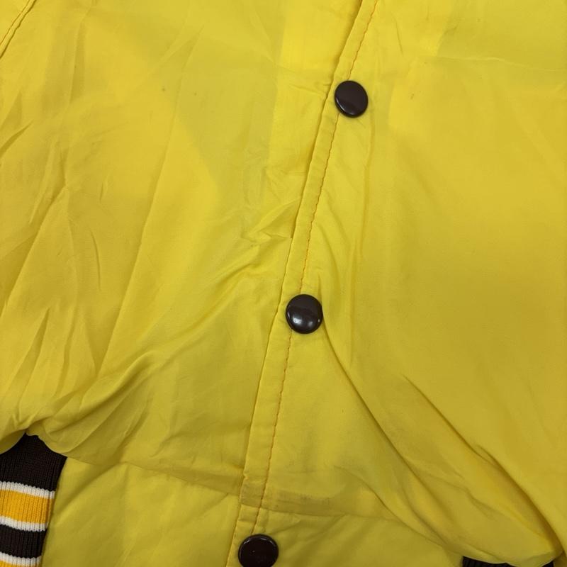 古着 USED ジャケット、上着 ジャンパー、ブルゾン EAGLE ATHLETIC 90年代 ビンテージ USA製 中綿 ナイロン スタジャン 90s VINTAGE S 黄 / イエロー / yellow メンズ USED 古着 中古 50151359