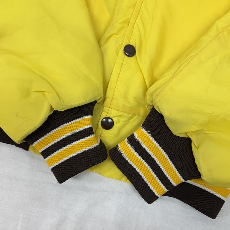 古着 USED ジャケット、上着 ジャンパー、ブルゾン EAGLE ATHLETIC 90年代 ビンテージ USA製 中綿 ナイロン スタジャン 90s VINTAGE S 黄 / イエロー / yellow メンズ USED 古着 中古 50151359