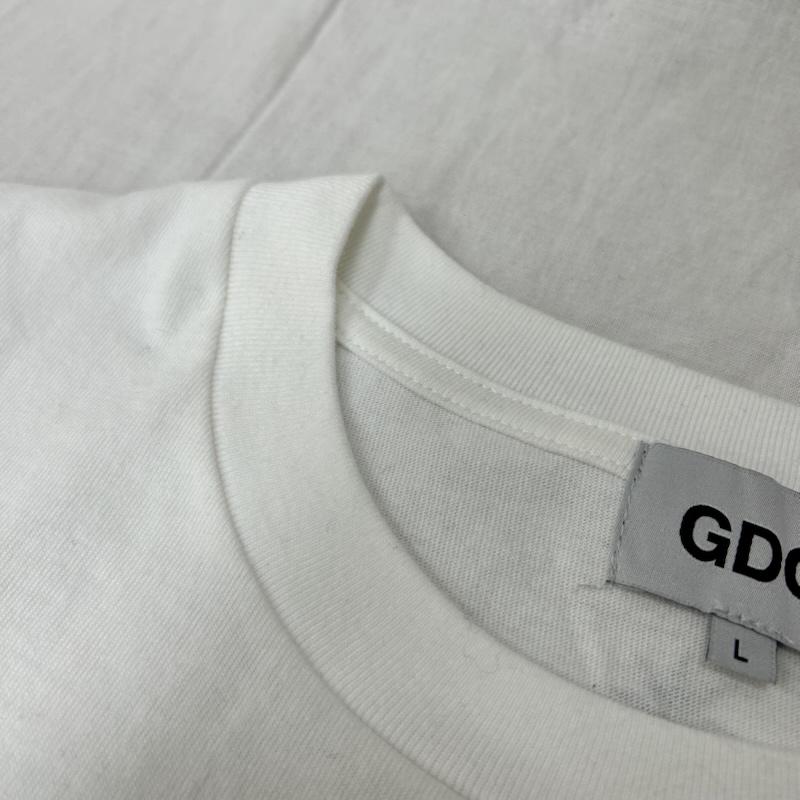 ジーディーシー GDC Tシャツ 半袖 AVA-Ha 2025 半袖Tシャツ ホワイトGD0107 L ロゴ、文字 白 / ホワイト / white メンズ USED 古着 中古 50151362