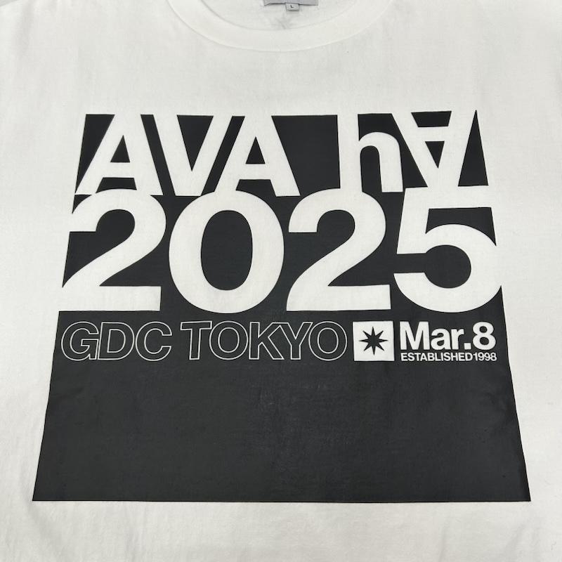ジーディーシー GDC Tシャツ 半袖 AVA-Ha 2025 半袖Tシャツ ホワイトGD0107 L ロゴ、文字 白 / ホワイト / white メンズ USED 古着 中古 50151362