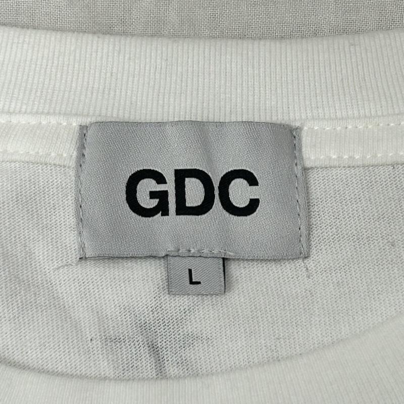 ジーディーシー GDC Tシャツ 半袖 AVA-Ha 2025 半袖Tシャツ ホワイトGD0107 L ロゴ、文字 白 / ホワイト / white メンズ USED 古着 中古 50151362