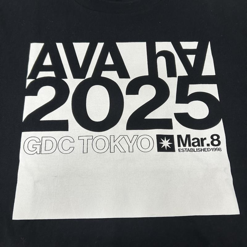 ジーディーシー GDC Tシャツ 半袖 AVA-Ha 2025 半袖Tシャツ ブラック GD0107 L ロゴ、文字 黒 / ブラック / black メンズ USED 古着 中古 50151365