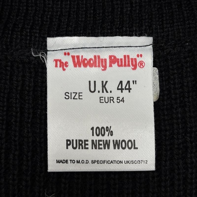 古着 USED ジャケット、上着 ジャンパー、ブルゾン Woolly Pully ウーリープーリー ミリタリー コマンドセーター リブニット ウール ジップアップ - 黒 / ブラック / black メンズ USED 古着 中古 50151367