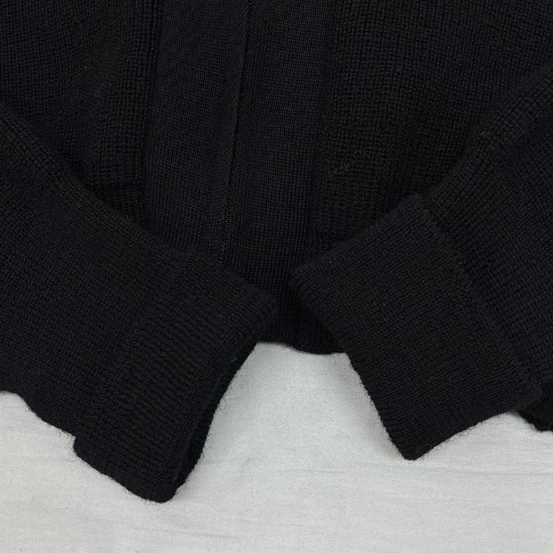 古着 USED ジャケット、上着 ジャンパー、ブルゾン Woolly Pully ウーリープーリー ミリタリー コマンドセーター リブニット ウール ジップアップ - 黒 / ブラック / black メンズ USED 古着 中古 50151367