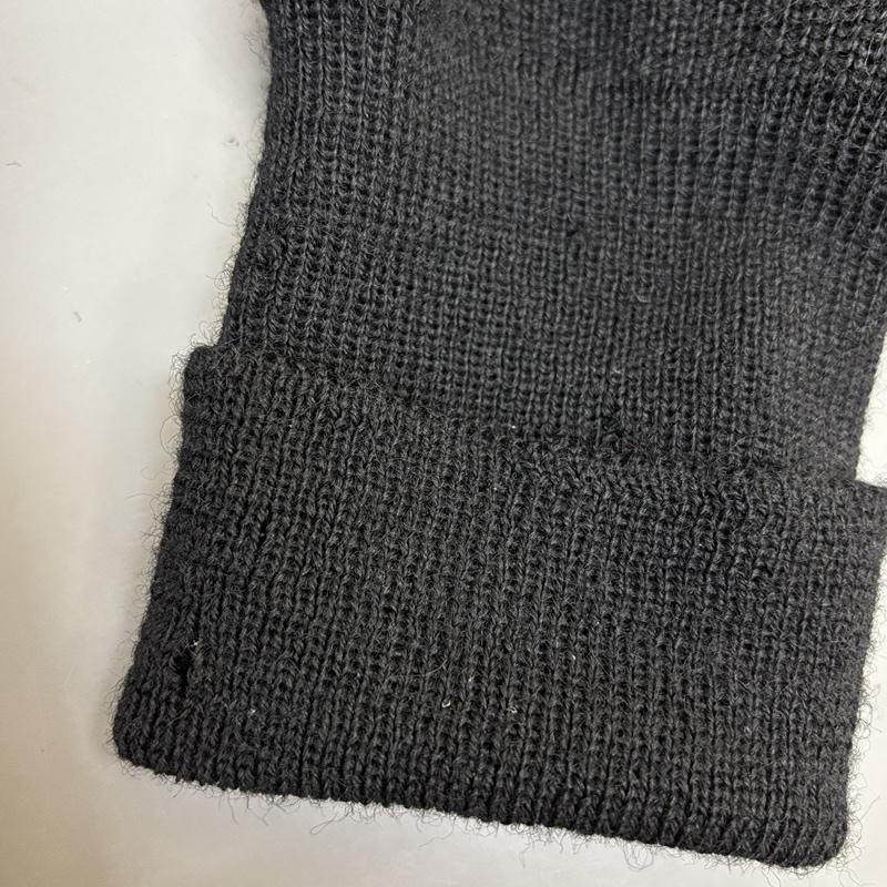 古着 USED ジャケット、上着 ジャンパー、ブルゾン Woolly Pully ウーリープーリー ミリタリー コマンドセーター リブニット ウール ジップアップ - 黒 / ブラック / black メンズ USED 古着 中古 50151367