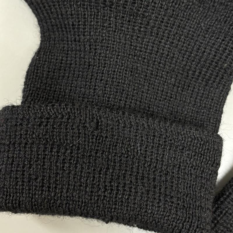古着 USED ジャケット、上着 ジャンパー、ブルゾン Woolly Pully ウーリープーリー ミリタリー コマンドセーター リブニット ウール ジップアップ - 黒 / ブラック / black メンズ USED 古着 中古 50151367