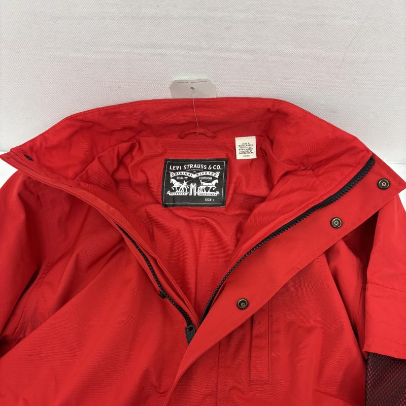 リーバイス Levi s ジャケット、上着 ジャンパー、ブルゾン ジャケット 撥水 耐水 HEADLANDS TACTICAL 28408-0004 S M 赤 / レッド / red メンズ USED 古着 中古 50151414