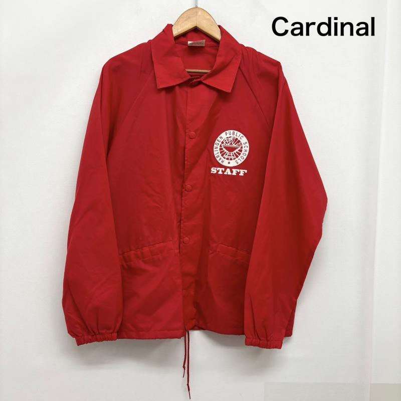 ＵＳＥＤ古着 USED/古着 ジャケット、上着 ジャンパー、ブルゾン Cardinal ナイロン コーチジャケット 90年代 レッド HARLINGEN M 赤 / レッド / red メンズ USED 古着 中古 50151419
