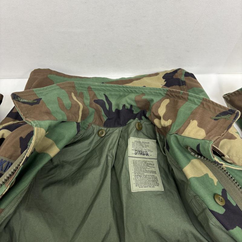 ＵＳＥＤ古着 USED/古着 ジャケット、上着 ジャンパー、ブルゾン CARIBBEAN NEEDLE POINT INC ウッドランドカモ M-65 フィールドジャケット M カモフラージュ柄・迷彩 緑 / グリーン / green メンズ USED 古着 中古 50151432