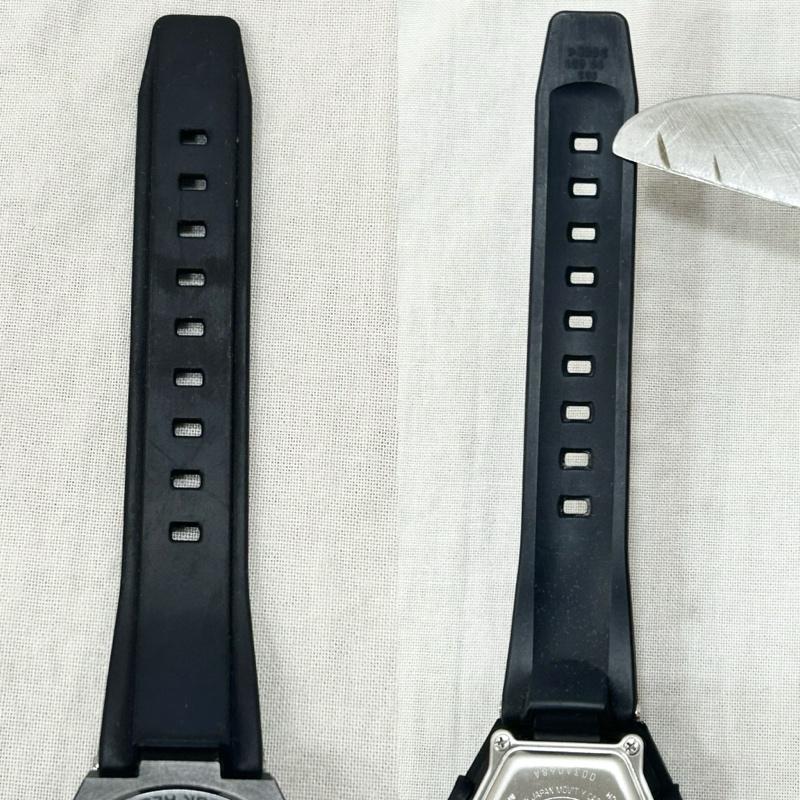 ジーショック G-SHOCK 腕時計 アナログ（クォーツ式） CASIO MSG-W200G-1A2JF BABY-G10気圧防水 タフソーラー black - 無地 黒 / ブラック / black レディース USED 古着 中古 50151440