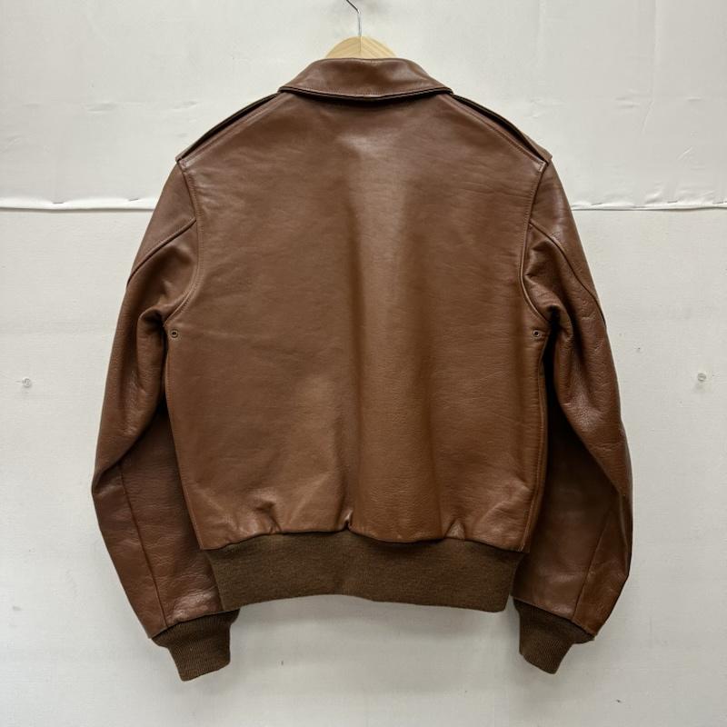 ザリアルマッコイズ THE REAL McCOY S ジャケット、上着 フライトジャケット A-2 フライト レザー ジャケット ARMY AIR FORCES 38 茶 / ブラウン / brown メンズ USED 古着 中古 50151449