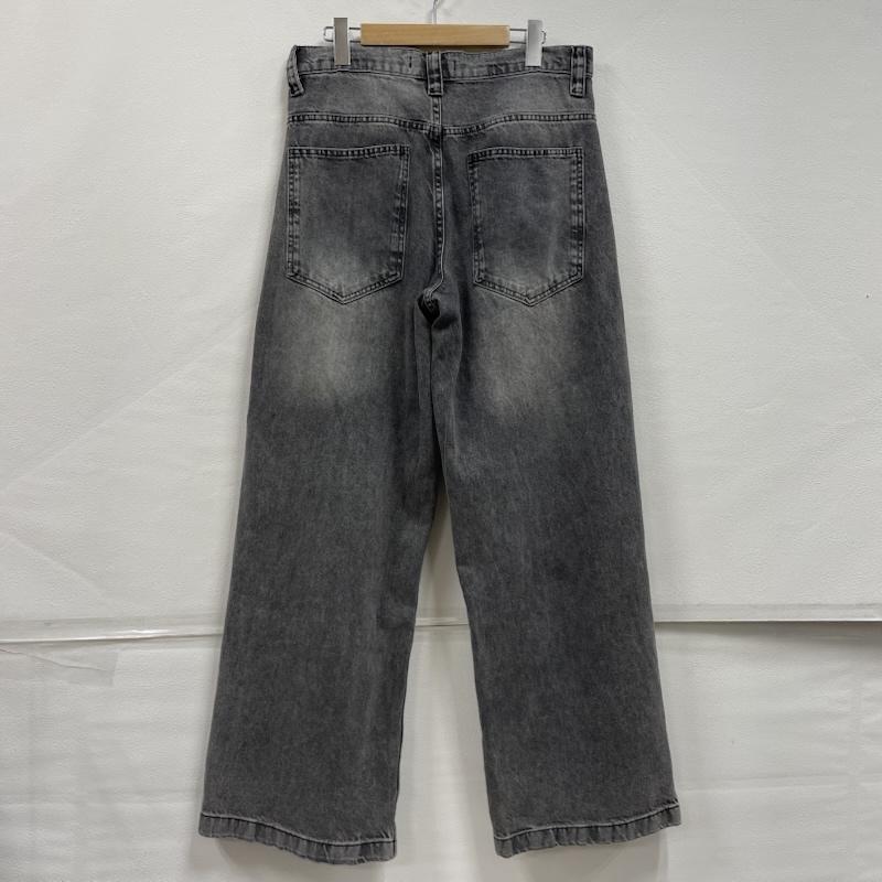 古着 USED ボトムス ボトムス Jaded London ジェイデッドロンドン ワイド バギー デニム 32インチ 無地 黒 / ブラック / black メンズ USED 古着 中古 50151452