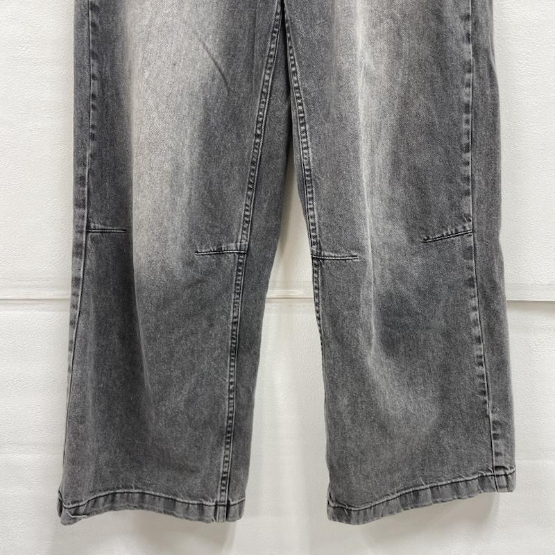 古着 USED ボトムス ボトムス Jaded London ジェイデッドロンドン ワイド バギー デニム 32インチ 無地 黒 / ブラック / black メンズ USED 古着 中古 50151452