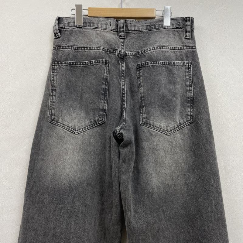 古着 USED ボトムス ボトムス Jaded London ジェイデッドロンドン ワイド バギー デニム 32インチ 無地 黒 / ブラック / black メンズ USED 古着 中古 50151452