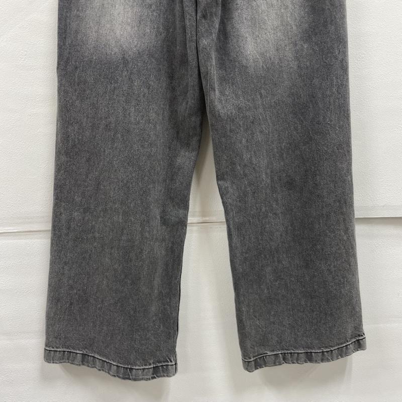 古着 USED ボトムス ボトムス Jaded London ジェイデッドロンドン ワイド バギー デニム 32インチ 無地 黒 / ブラック / black メンズ USED 古着 中古 50151452