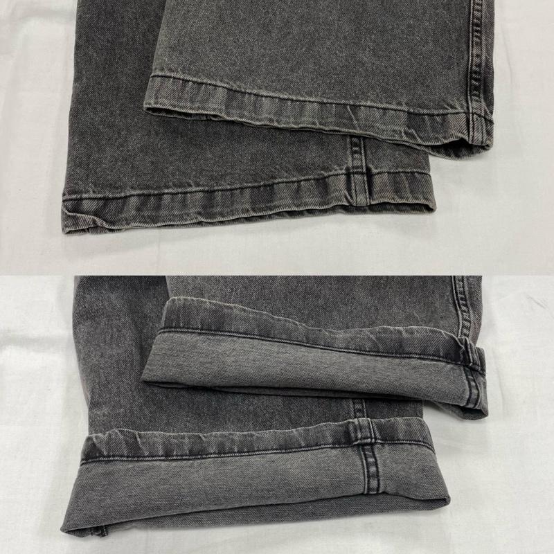 古着 USED ボトムス ボトムス Jaded London ジェイデッドロンドン ワイド バギー デニム 32インチ 無地 黒 / ブラック / black メンズ USED 古着 中古 50151452