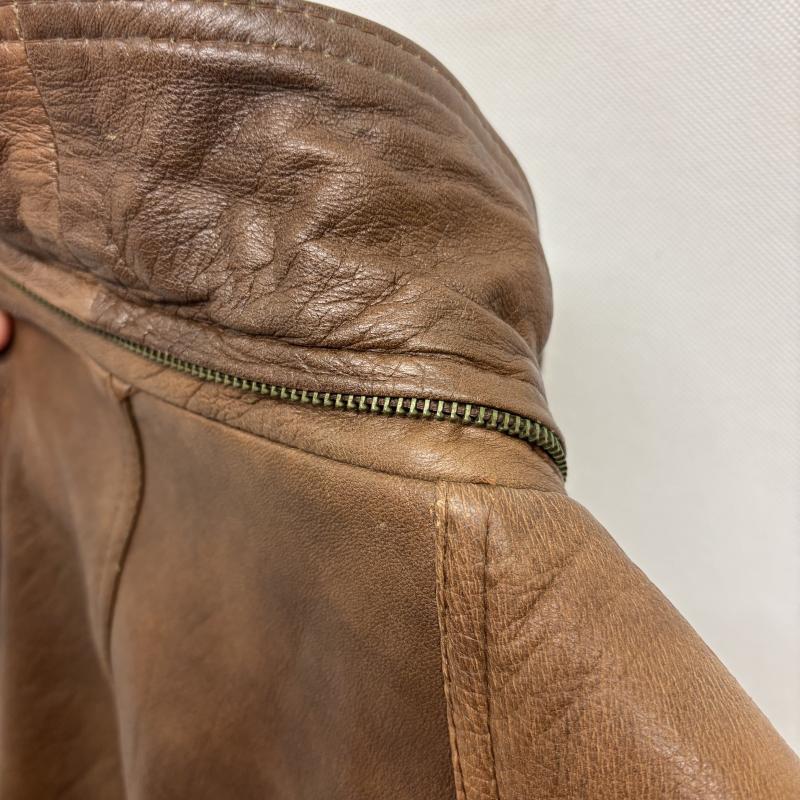レザー レザー コート コート一般 VERA PELLE レザーコート ブランケット 茶 / ブラウン / brown メンズ USED 古着 中古 50151454