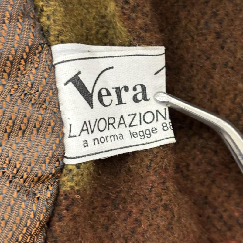 レザー レザー コート コート一般 VERA PELLE レザーコート ブランケット 茶 / ブラウン / brown メンズ USED 古着 中古 50151454