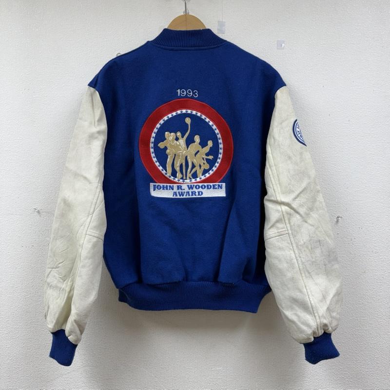 古着 USED ジャケット、上着 ジャンパー、ブルゾン chalkl ine 90s ウール バーシティ ジャケット スタジャン XL 青 / ブルー / blue メンズ USED 古着 中古 50151463
