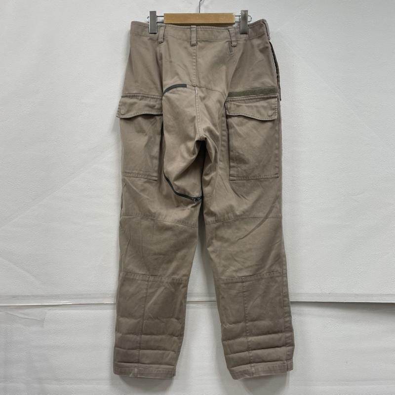 グッドイナフ GOODENOUGH パンツ ワークパンツ、ペインターパンツ 初期 カーゴ フライト パンツ ジップ M 無地 ベージュ / ベージュ / beige メンズ USED 古着 中古 50151471