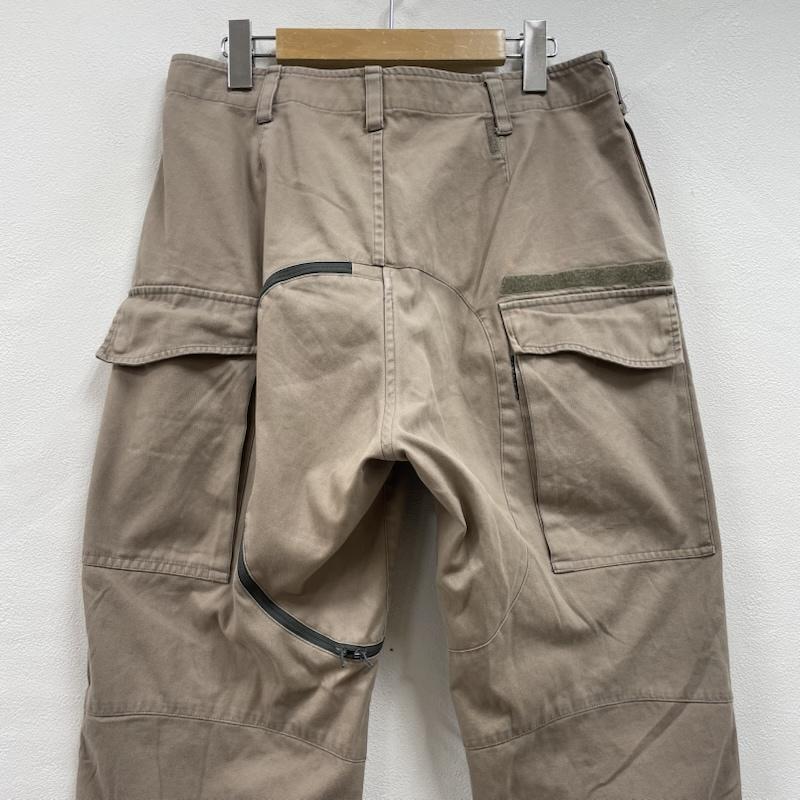 グッドイナフ GOODENOUGH パンツ ワークパンツ、ペインターパンツ 初期 カーゴ フライト パンツ ジップ M 無地 ベージュ / ベージュ / beige メンズ USED 古着 中古 50151471
