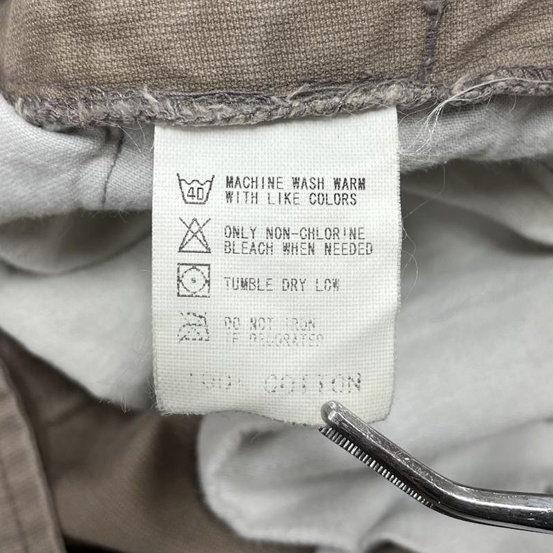グッドイナフ GOODENOUGH パンツ ワークパンツ、ペインターパンツ 初期 カーゴ フライト パンツ ジップ M 無地 ベージュ / ベージュ / beige メンズ USED 古着 中古 50151471