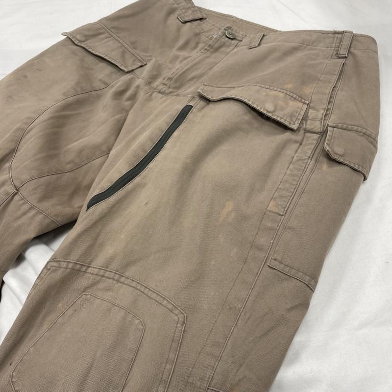 グッドイナフ GOODENOUGH パンツ ワークパンツ、ペインターパンツ 初期 カーゴ フライト パンツ ジップ M 無地 ベージュ / ベージュ / beige メンズ USED 古着 中古 50151471