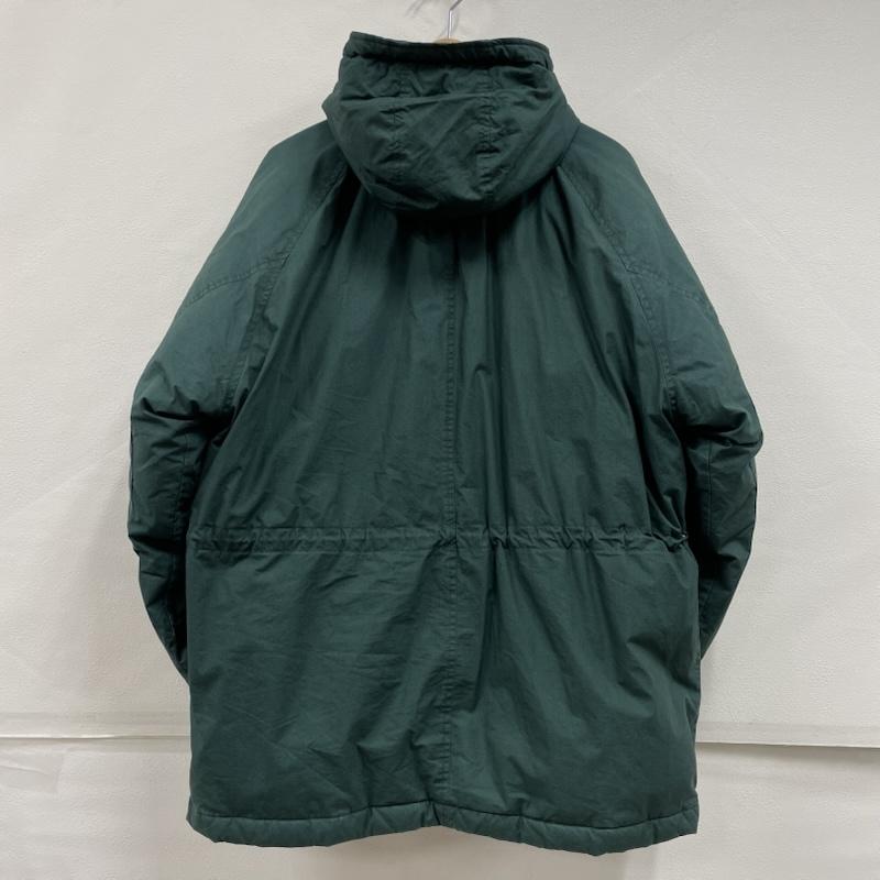 ノーティカ NAUTICA ジャケット、上着 ダウンジャケット ダウン ジャケット コート コーデュロイカラー チェック ヴィンテージ フード着脱可能 M 緑 / グリーン / green メンズ USED 古着 中古 50151473
