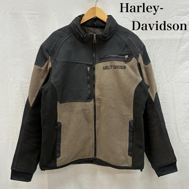 ハーレーダビッドソン Harley-Davidson ジャケット、上着 ジャンパー、ブルゾン ナイロン 切替 中綿 フリースジャケット M ロゴ、文字 X 刺繍 メンズ USED 古着 中古 50151509