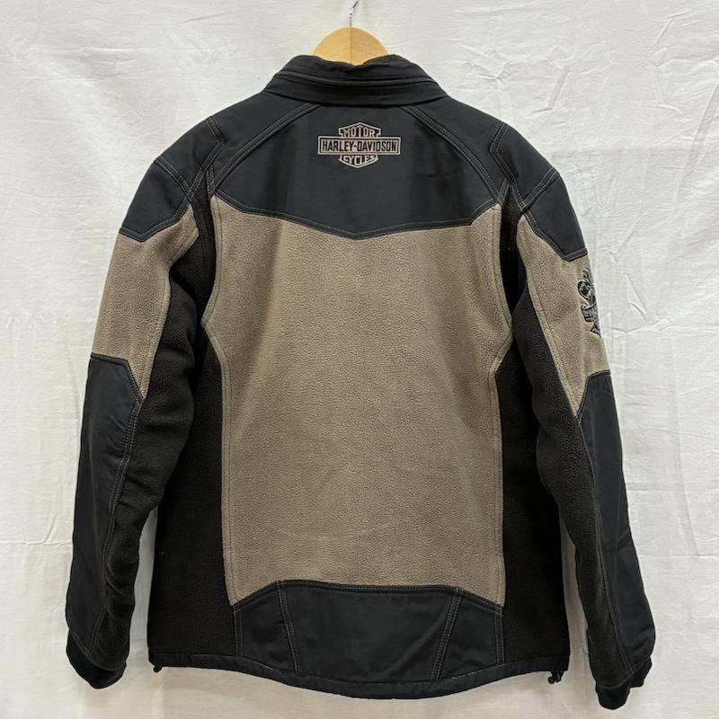 ハーレーダビッドソン Harley-Davidson ジャケット、上着 ジャンパー、ブルゾン ナイロン 切替 中綿 フリースジャケット M ロゴ、文字 X 刺繍 メンズ USED 古着 中古 50151509