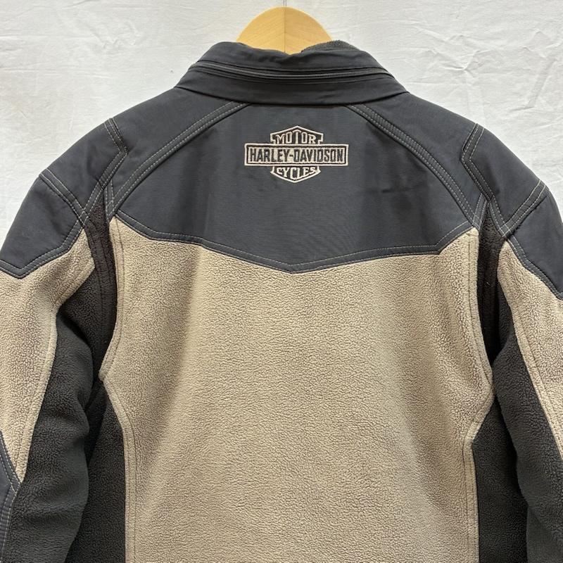 ハーレーダビッドソン Harley-Davidson ジャケット、上着 ジャンパー、ブルゾン ナイロン 切替 中綿 フリースジャケット M ロゴ、文字 X 刺繍 メンズ USED 古着 中古 50151509