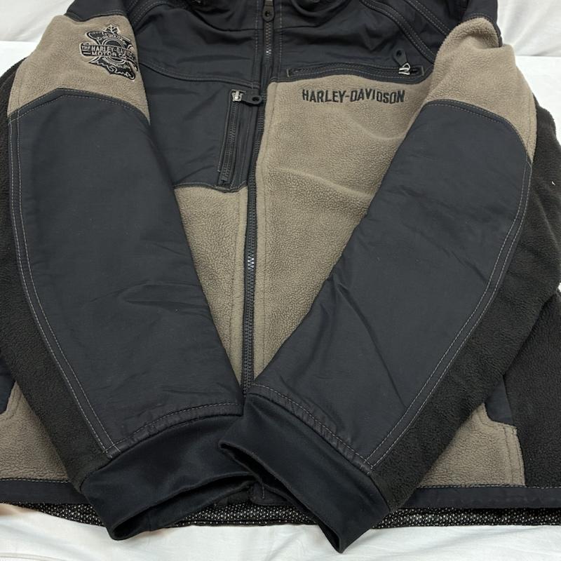ハーレーダビッドソン Harley-Davidson ジャケット、上着 ジャンパー、ブルゾン ナイロン 切替 中綿 フリースジャケット M ロゴ、文字 X 刺繍 メンズ USED 古着 中古 50151509