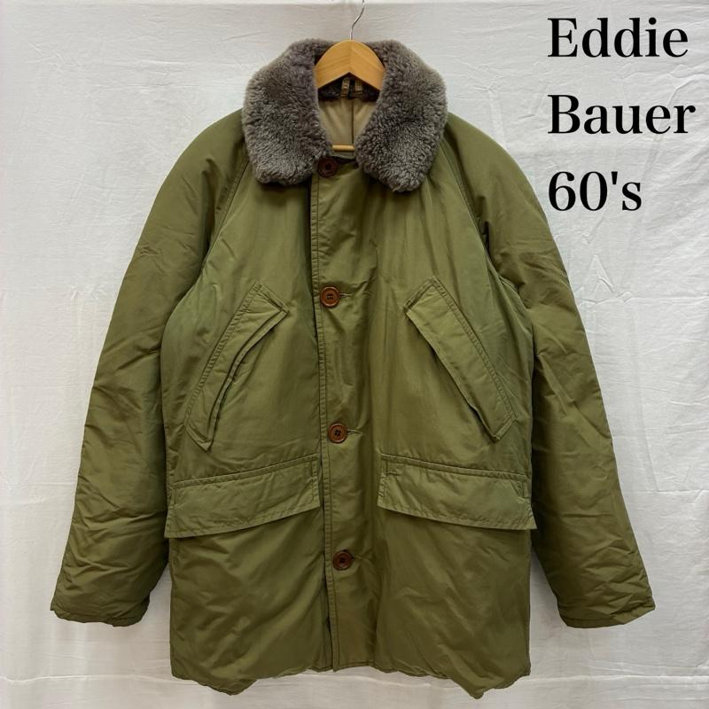 エディーバウアー Eddie Bauer ジャケット、上着 ダウンジャケット 60s 日の出タグ NORTHWIND ノースウィンド ダウンジャケット 襟ボア ミドル丈 ヴィンテージ メンズ USED 古着 中古 50151515
