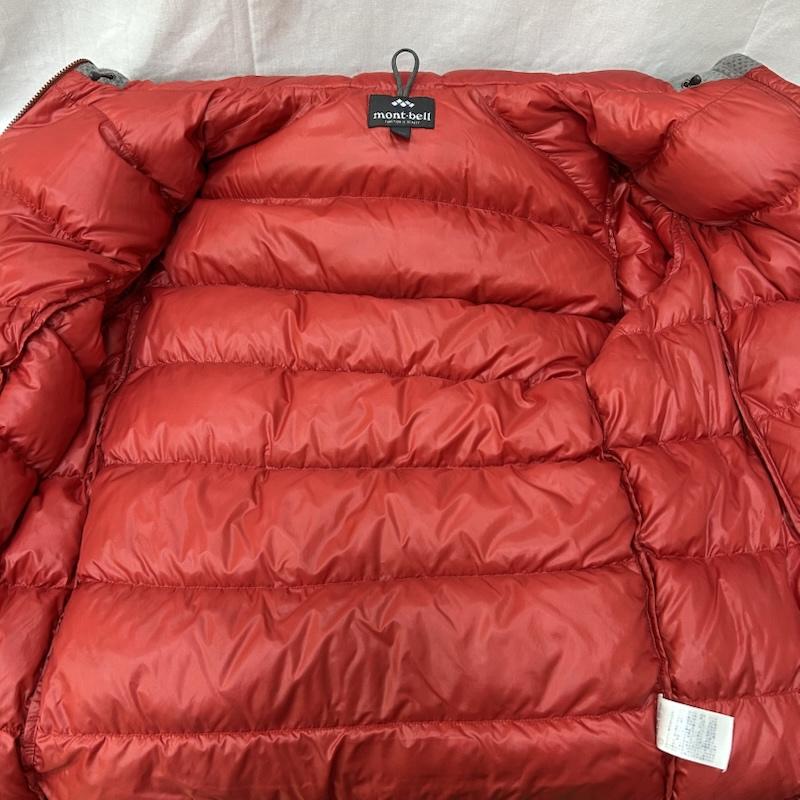 モンベル mont-bell ジャケット、上着 ダウンジャケット アルパインダウン パーカ 1101407 ダウンジャケット M 無地 X ロゴ、文字 赤 / レッド / red メンズ USED 古着 中古 50151529