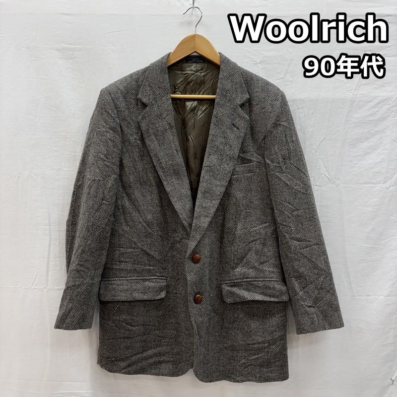 ウールリッチ WOOLRICH ジャケット、上着 ジャケット、ブレザー 90年代 ビンテージ ヘリンボーン テーラード ジャケット くるみボタン 90s VINTAGE - メンズ USED 古着 中古 50151537