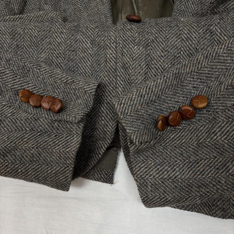 ウールリッチ WOOLRICH ジャケット、上着 ジャケット、ブレザー 90年代 ビンテージ ヘリンボーン テーラード ジャケット くるみボタン 90s VINTAGE - メンズ USED 古着 中古 50151537