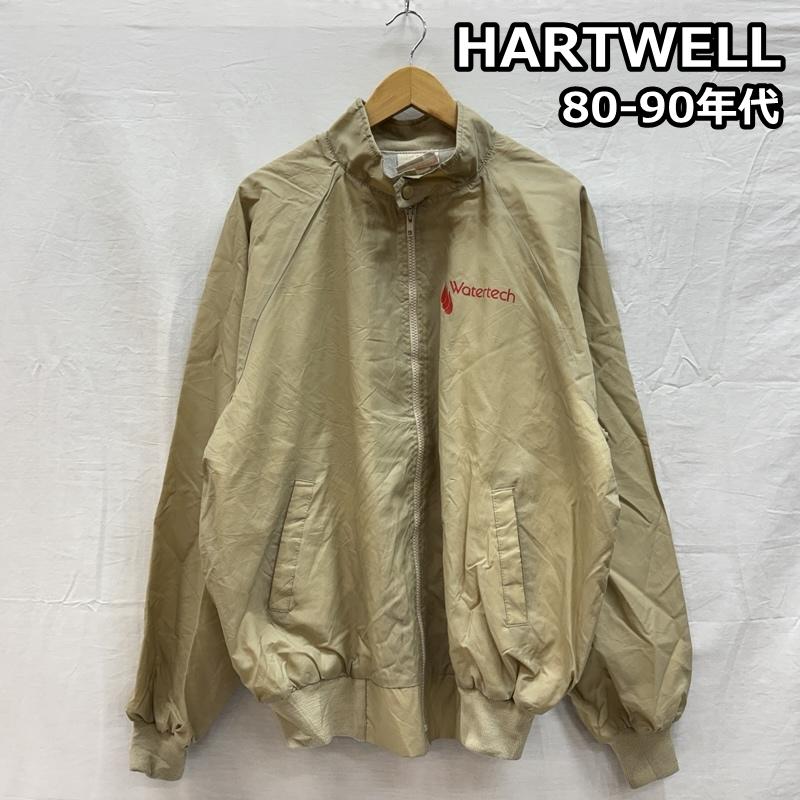 古着 USED ジャケット、上着 ジャンパー、ブルゾン HARTWELL 80-90年代 ビンテージ USA製 スタンドカラー ナイロン ジャケット XL ベージュ / ベージュ / beige メンズ USED 古着 中古 50151541