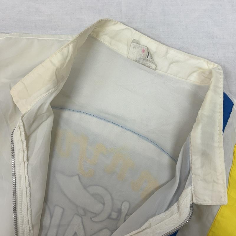 古着 USED ジャケット、上着 ジャンパー、ブルゾン VINTAGE ビンテージ USA製 ナイロン レーシング ジャケット バックロゴ - 白 / ホワイト / white メンズ USED 古着 中古 50151542