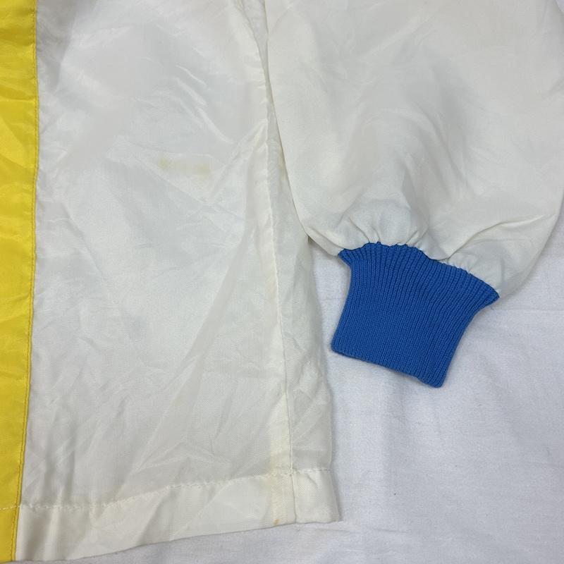 古着 USED ジャケット、上着 ジャンパー、ブルゾン VINTAGE ビンテージ USA製 ナイロン レーシング ジャケット バックロゴ - 白 / ホワイト / white メンズ USED 古着 中古 50151542