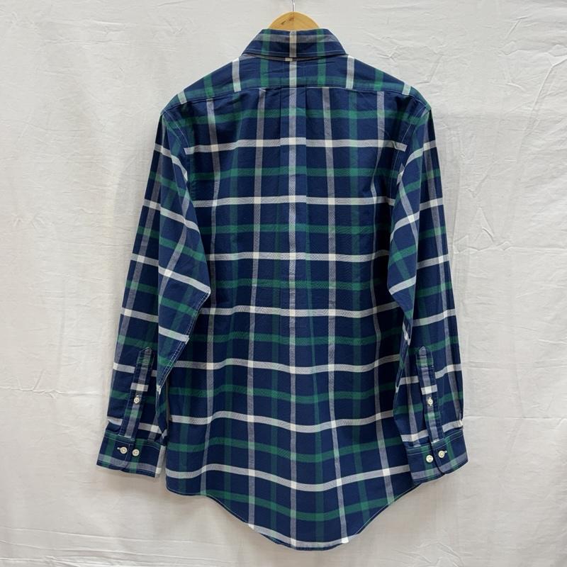 ブルックス ブラザーズ BROOKS BROTHERS シャツ、ブラウス 長袖 REGENT チェック柄 ボタンダウン シャツ M チェック メンズ USED 古着 中古 50151548