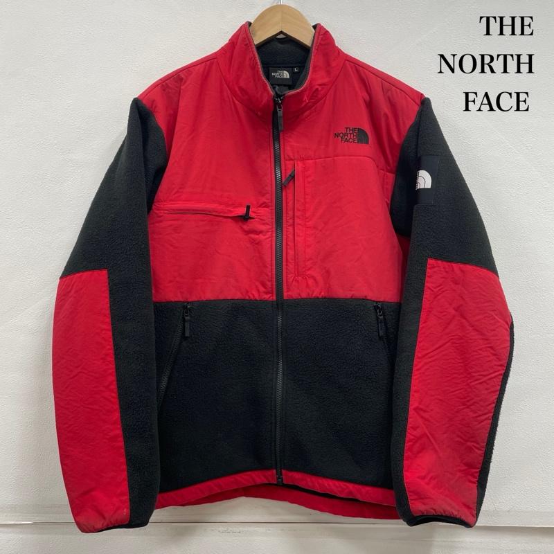 ザノースフェイス THE NORTH FACE ジャケット、上着 ジャンパー、ブルゾン デナリジャケット NA71951 ユニセックス ボア フリース ナイロン ジップアップ L ワンポイント X ロゴ、文字 X 刺繍 赤 / レッド / red X 黒 / ブラック / black メンズ USED 古着 中古 50151554