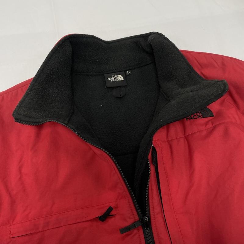 ザノースフェイス THE NORTH FACE ジャケット、上着 ジャンパー、ブルゾン デナリジャケット NA71951 ユニセックス ボア フリース ナイロン ジップアップ L ワンポイント X ロゴ、文字 X 刺繍 赤 / レッド / red X 黒 / ブラック / black メンズ USED 古着 中古 50151554