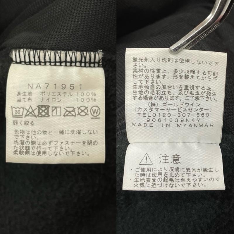 ザノースフェイス THE NORTH FACE ジャケット、上着 ジャンパー、ブルゾン デナリジャケット NA71951 ユニセックス ボア フリース ナイロン ジップアップ L ワンポイント X ロゴ、文字 X 刺繍 赤 / レッド / red X 黒 / ブラック / black メンズ USED 古着 中古 50151554