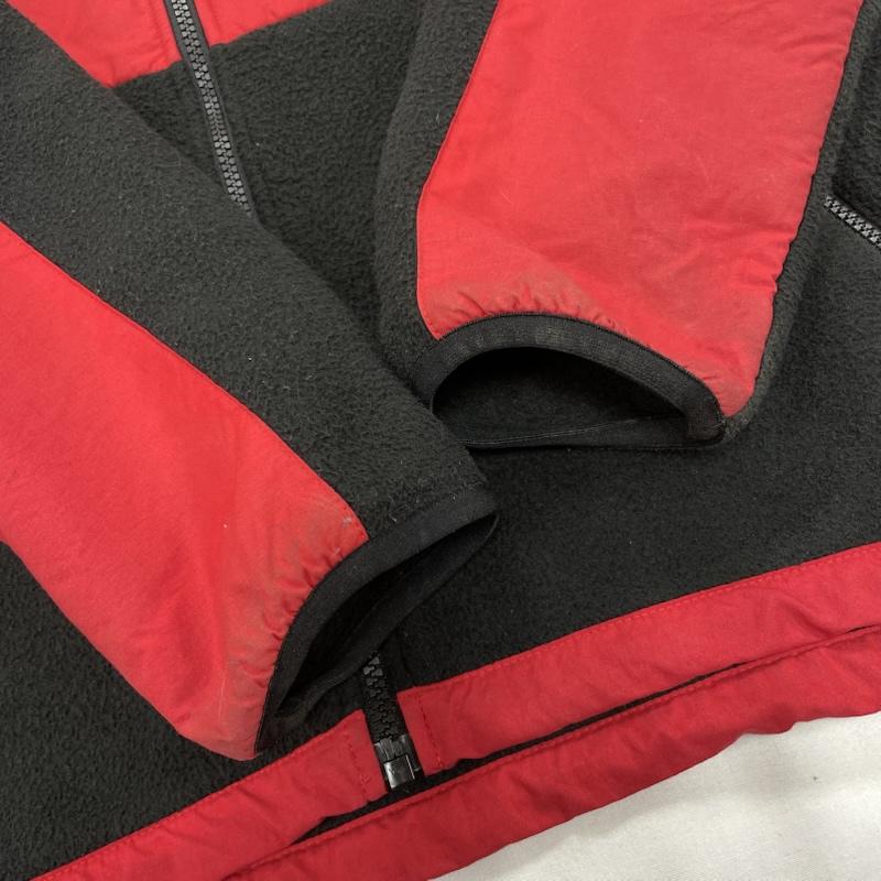 ザノースフェイス THE NORTH FACE ジャケット、上着 ジャンパー、ブルゾン デナリジャケット NA71951 ユニセックス ボア フリース ナイロン ジップアップ L ワンポイント X ロゴ、文字 X 刺繍 赤 / レッド / red X 黒 / ブラック / black メンズ USED 古着 中古 50151554