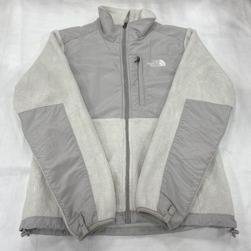 ザノースフェイス THE NORTH FACE ジャケット、上着 ジャンパー、ブルゾン デナリジャケット フリース ナイロン ジップアップ アウトドア ツートーン ハイネック S ワンポイント X ロゴ、文字 X 刺繍 白 / ホワイト / white X 灰 / グレー / gray レディース USED 古着 中古 50151557