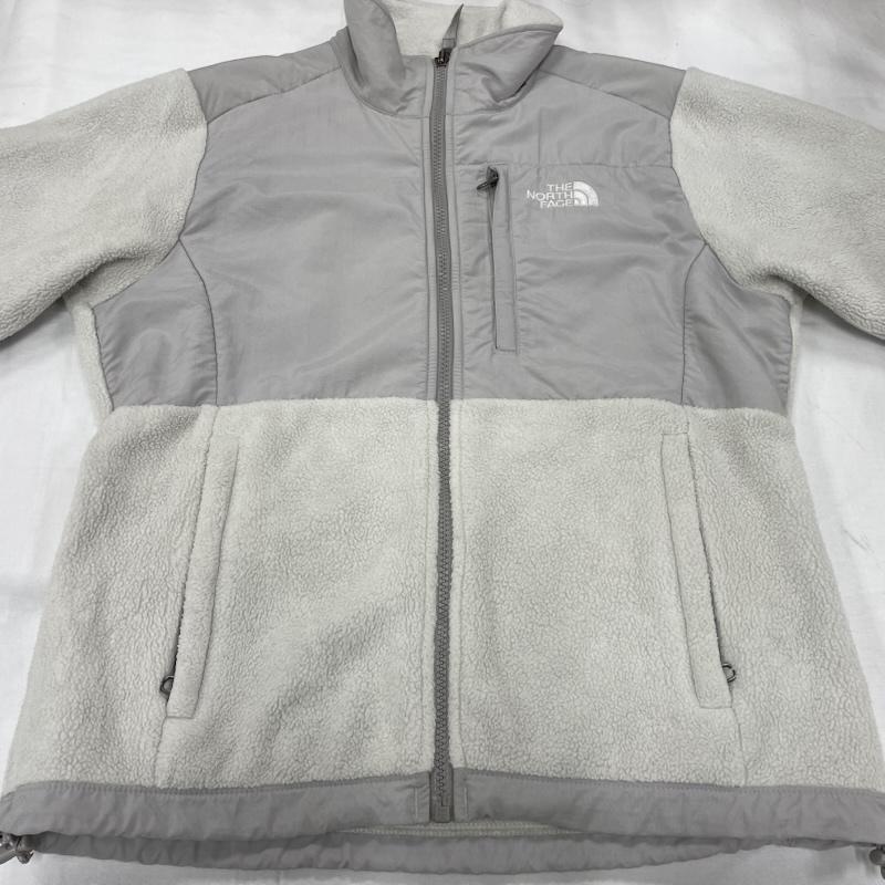 ザノースフェイス THE NORTH FACE ジャケット、上着 ジャンパー、ブルゾン デナリジャケット フリース ナイロン ジップアップ アウトドア ツートーン ハイネック S ワンポイント X ロゴ、文字 X 刺繍 白 / ホワイト / white X 灰 / グレー / gray レディース USED 古着 中古 50151557